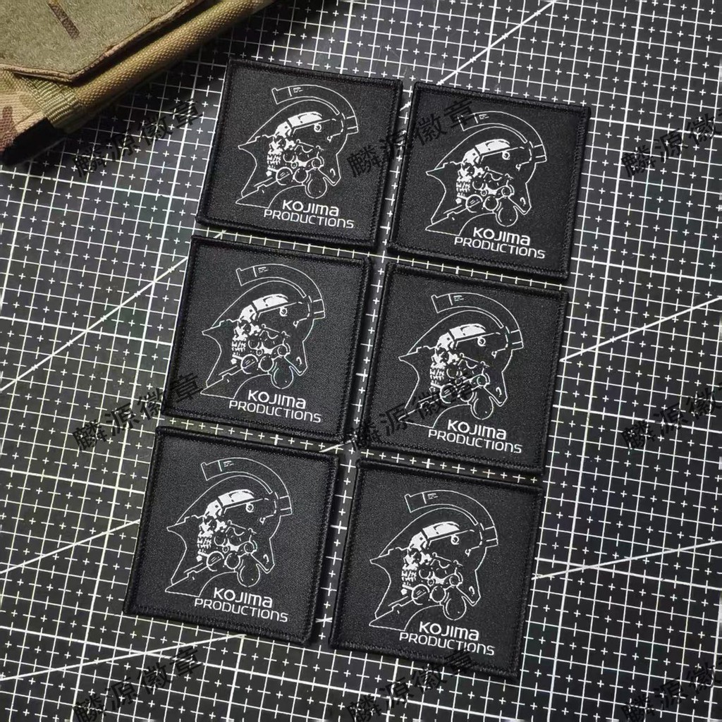 [Miếng dán Velcro tùy chỉnh] LY.Death Stranding Hideo Kojima Studio Logo Miếng dán Velcro 3D / Huy h