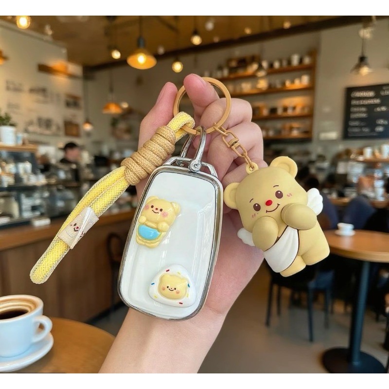 Dành Cho Xe Toyota Chìa Khóa Bao Fob Cho Xe Toyota Móc Khóa Yaris Camry Corolla Vios Wigo Hiace Agya