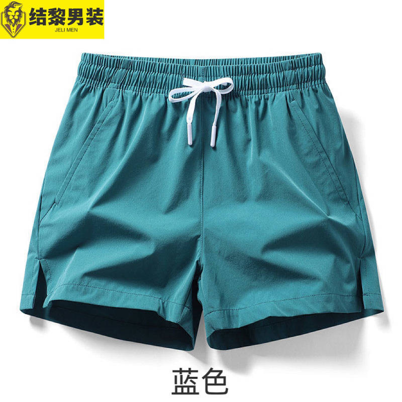 Shorts New Quick-Drying Sports Pants Ice Silk Leisure Running Beach Three-Point Pants yPpa