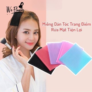 WeFlower SET 2 Miếng Dán Tóc Trang Điểm Tự Dính Rửa Mặt Trang Điểm Tiện Lợi Dành Cho Bạn Nữ 