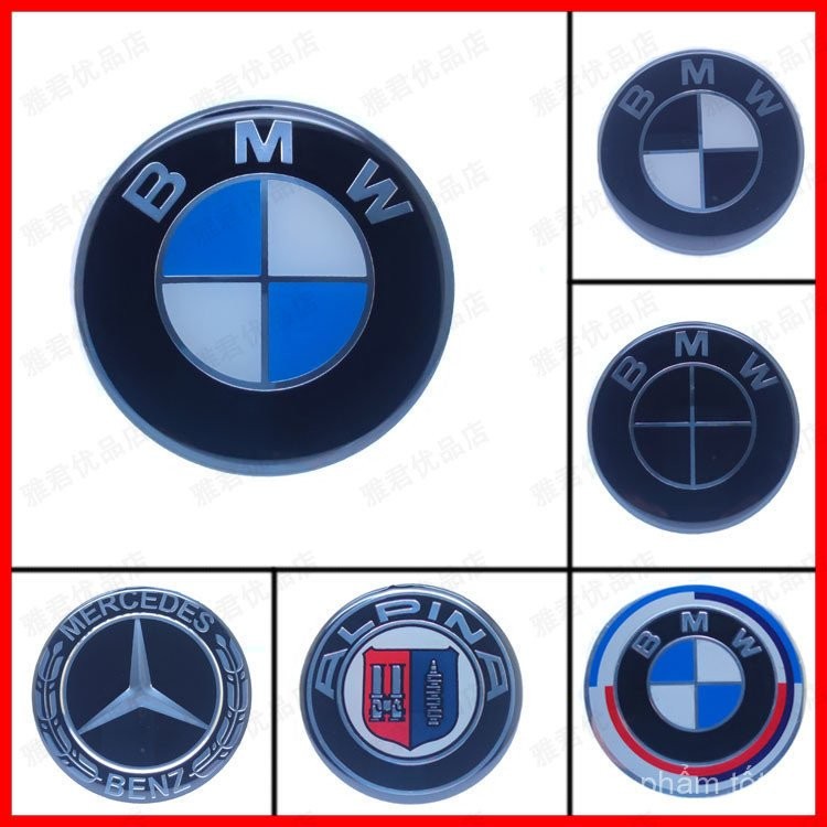 Xe Máy BMW Độc Đáo Xe Decal Sửa Đổi Miếng Dán Xe Logo 3D Kim Loại Logo BMW BMW Logo Miếng Dán Kim Lo