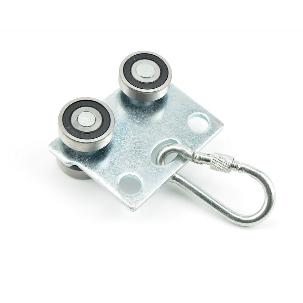 Phụ kiện ray treo cửa trượt nặng, bộ đầy đủ cho cửa trượt, ray cửa công nghiệp