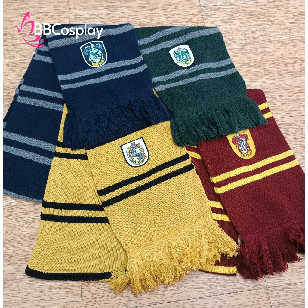 BBCOSPLAY - Khăn Choàng Cổ Thi Đấu Trường Hogwarts -  Khăn Choàng Harry Potter Mẫu Dài 175cm X 25Cm