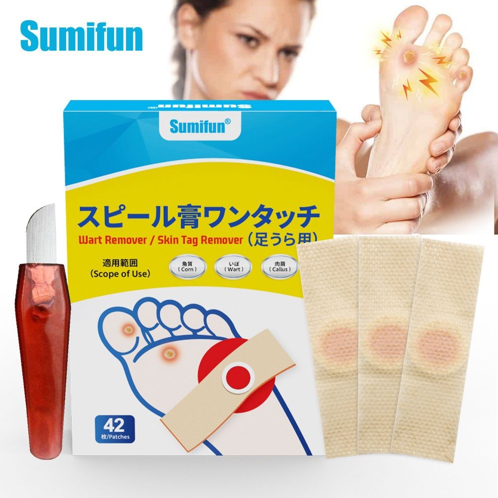 42 Miếng Dán Mụn Cóc Nhật – Dán Mụn Cóc, Mụn Thịt, Nốt Ruồi Big size - Wart Remover / Skin Tag Remov