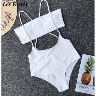 Les Fortes bodysuit áo hở lưng áo liền quần tráng lệ ins trendy Phong cách WYQ24705OG 28Z240708