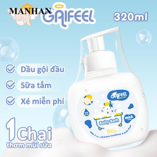 Sữa tắm GAIFEEL Sữa thơm sữa tắm Gel Sữa tắm cho bé hương sữa cho bé 320ml