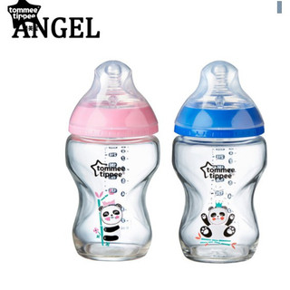 Tommee tippee bình sữa thủy tinh cổ rộng tiện dụng cho bé