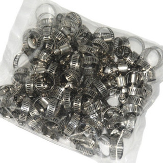 Sỉ túi 100 cái đai xiết ống nước inox quai nhê - cổ dê xiết ống 6mm - 29mm