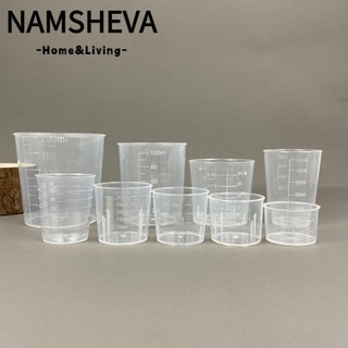 NAMSHEVA Cốc Đo Tốt Nghiệp, Bình Đo Mini, Hộp Đựng Chất Lỏng Dụng Cụ Đo Cân Tốt Nghiệp Cốc Phòng Thí Nghiệm Nướng Bếp