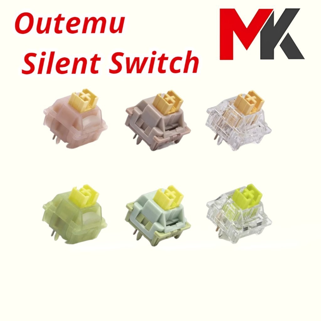 Switch Outemu Silent Lime Peach Crystal Gray White Yellow công tắc bàn phím Switch Silent yên tĩnh k