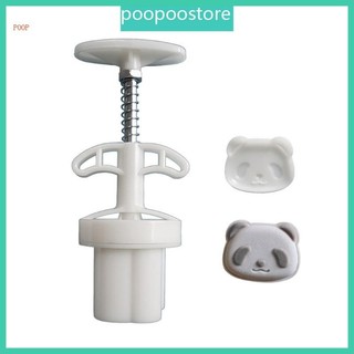 Poop Khuôn ép bánh trung thu Lễ hội trung thu Khuôn bánh trung thu Bộ khuôn làm bánh trung thu
