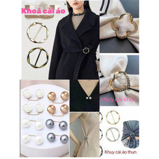 Khóa Cài Khăn, Khuy cài khăn Khăn Quàng Cổ, Áo Thun, Cài Đai Áo, Phối Nút Thắt Thời Trang PK04