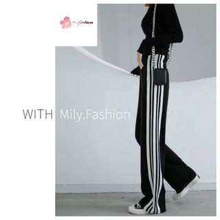 Milyfashion Ladies 2021 Quần Dài Thời Trang Mới Với Sọc Bên