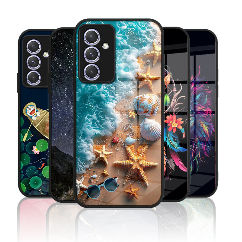 Ốp Kính Cường Lực Samsung Galaxy A13 5g A54 5G A24 4g A14 M14 5g 4g Ốp điện thoại Kính Cường Lực Ốp 