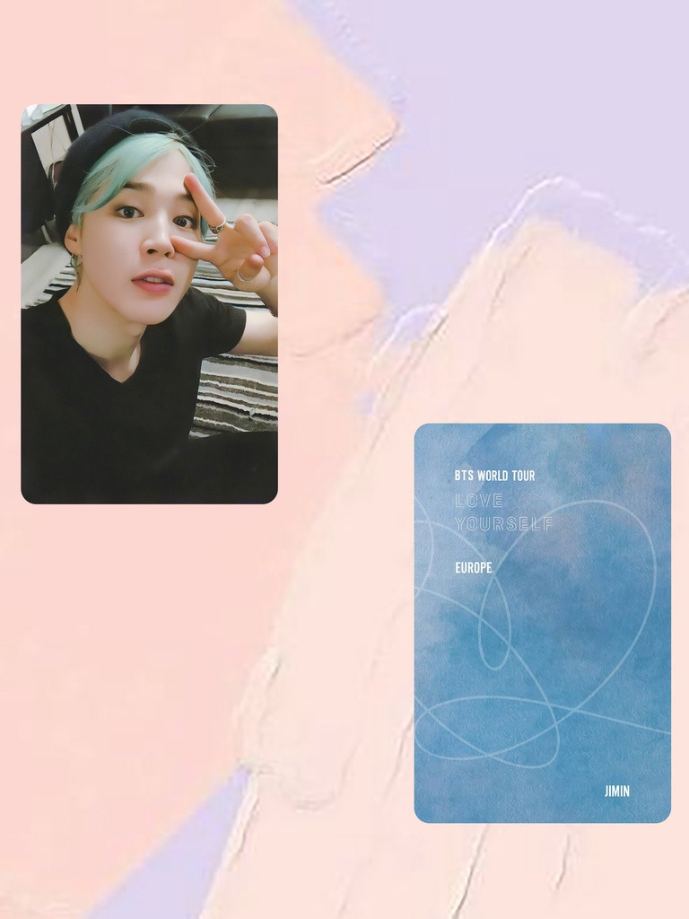 [DJFHS] [ PHOTOCARD ] Thẻ Card Bo Góc Thành Viên BTS - WORLD TOUR EUROPE DVD - Giấy C300 Cứng Cáp -
