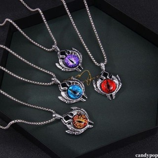 🍭 Dây chuyền hình quỷ nam titan thời trang hiphop dây kim loại cá tính