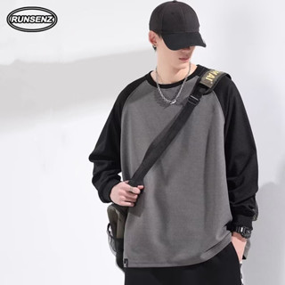  M-8xl Thiết Kế Hàn Quốc Sense Waffle Top Nam Plus Size Áo Sơ Mi Rời Dài Tay Oversize Tee 