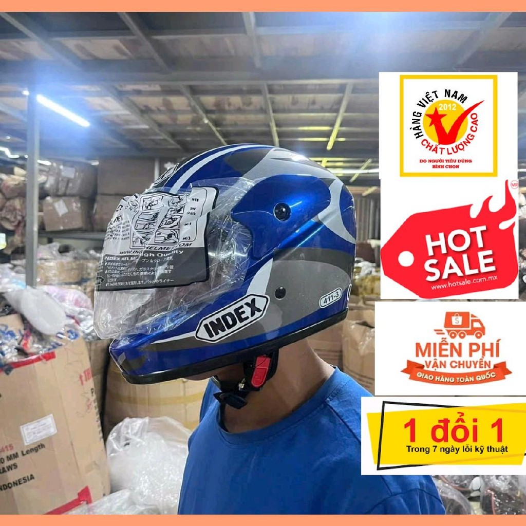 MŨ bảo hiểm fullface Index thái Helmet