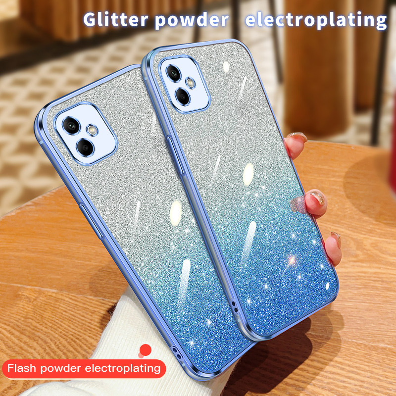 Dành Cho Samsung Galaxy A06 Ốp Lưng Mạ Điện Lấp Lánh Silicon Mềm TPU Chống Sốc Vỏ Điện Thoại Cho Sam