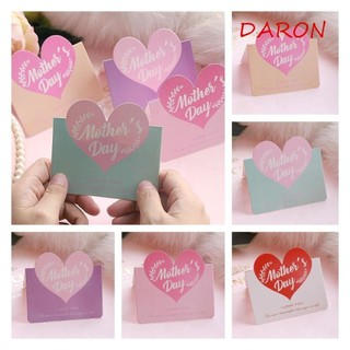 Daron 10 CÁI Thiệp chúc phúc ngày của Mẹ, Lời mời viết tay Thiệp chúc phúc ngày của Cha, Trái tim tình yêu sáng tạo Lời chúc mừng phước lành Lời mời dự tiệc