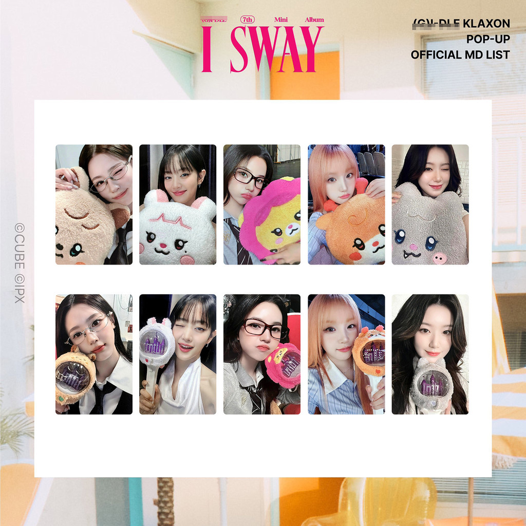 5-8 Cái / bộ GIDLE I SWAY Lomo Card 7th Mini Album POP-UP Store Photocards (G) I-DLE YUQI MINNIE SHU
