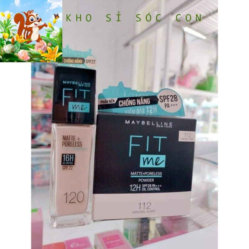 Phấn maybelline fit me kiềm dầu tone 120 & 112 soc.con92 soc.con92