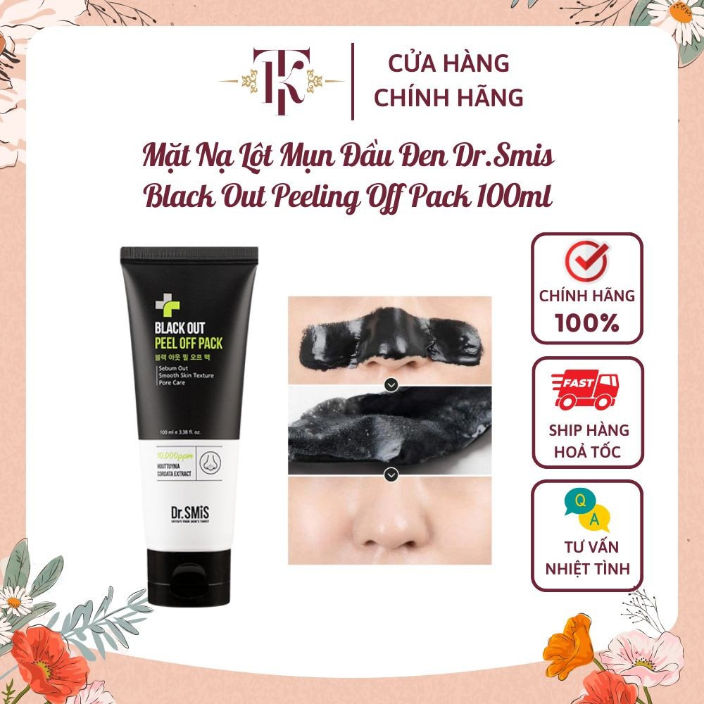 Mặt Nạ Lột Mụn Đầu Đen Dr.Smis Black Out Peeling Off Pack 100ml