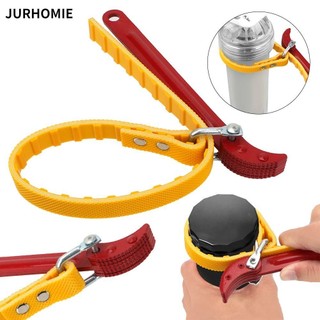 Cờ lê đường ống JURHOMIE Dụng cụ mở chống trượt Nắp bình nước Thắt chặt Bộ lọc dầu lỏng lẻo Cờ lê dây đeo cao su