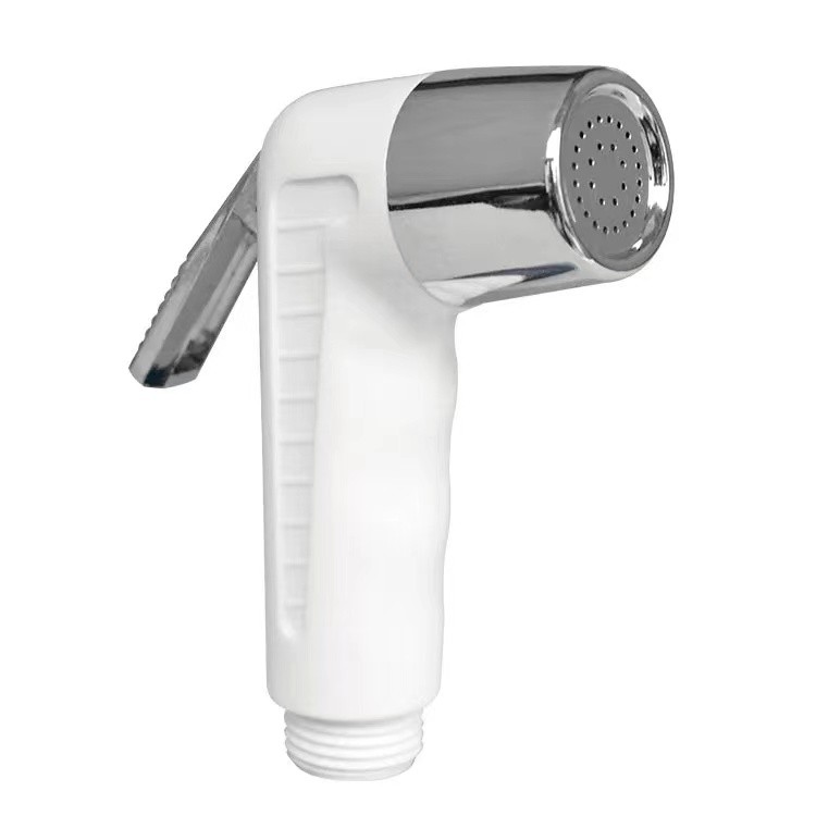 1 Máy Tính ABS Bạc / Trắng Xịt Cầm Tay Vệ Sinh Bidet Shattaf Xịt Phòng Tắm Vệ Sinh Bidet Vòi Tắm Đầu