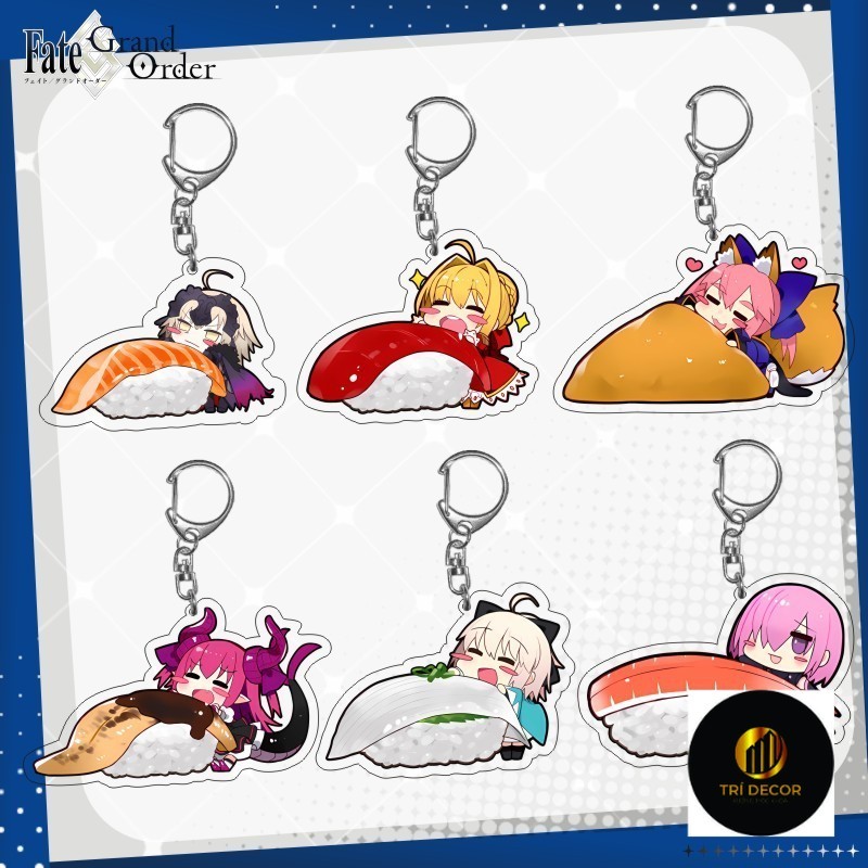 Móc Khoá, Mô Hình Standee Game FGO Saber Astolfo Alter Trang Trí Bàn Học, Làm Việc