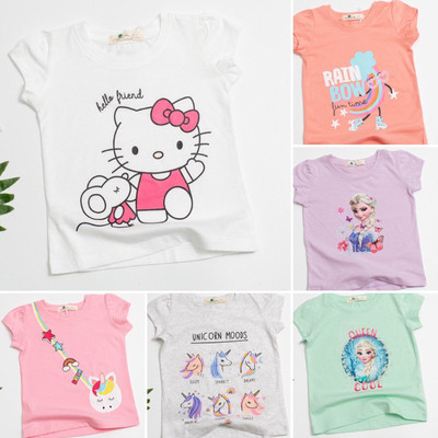 Áo bé gái LITIBABY cộc tay mùa hè cho bé từ 1 đến 5 tuổi