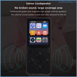 Wu MP3 Player Học Sinh 1 8in Màn Hình Màu MP4 Walkman HIFI Máy Nghe Nhạc Hỗ Trợ Thẻ TF 128G Nhỏ Gọn Di Động
