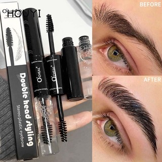 Chất lỏng tạo kiểu lông mày nhuộm hai đầu - Chất lỏng tạo kiểu lông mày hoang dã tự nhiên Sáp chống thấm nước Nhanh khô Trang điểm lông mày