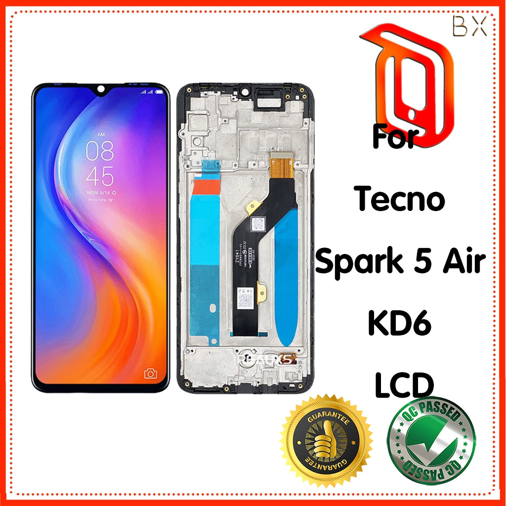 Dành Cho Tecno Spark 5 Air KD6a Màn Hình LCD Bộ Số Hóa Màn Hình Cảm Ứng Cho Tecno KD6 LCD Sửa Chữa