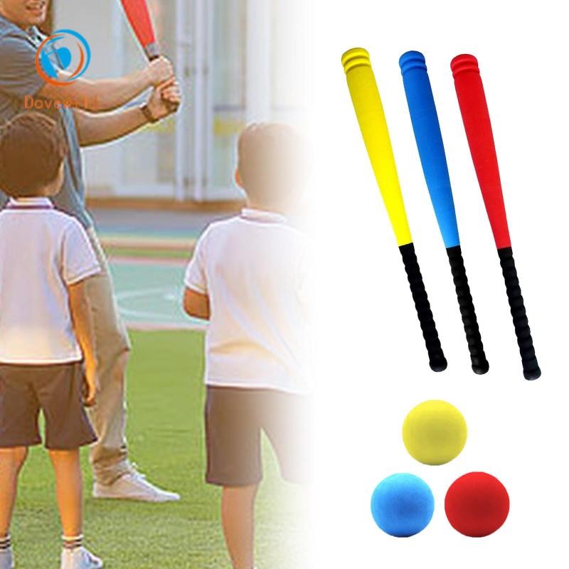 Dovewill Kids Foam Baseball Bat and Ball Set 54cm EVA Sport T Ball Bat, Chơi trò chơi thể thao cho c