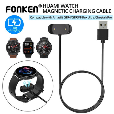 Fonken Cho Huami Amazfit GTR4 / GTR3 / T-Rex Utra / Cheetah Pro Sạc USB Sạc Nhanh Đồng Hồ Thông Minh Cáp Sạc