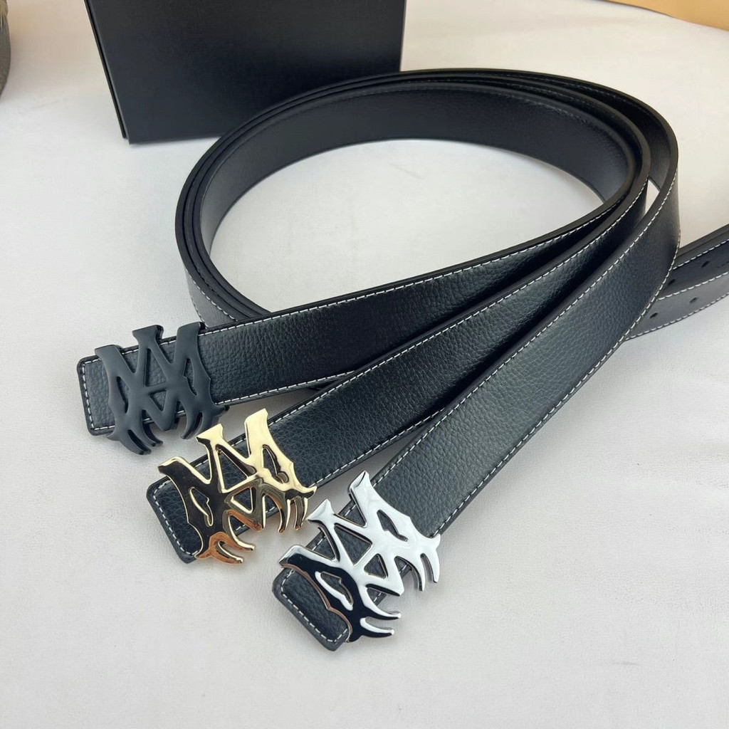 V Amiri amiri Thắt Lưng Phong Cách Mới Quần Jean Thường Ngày Chính Hãng Dây Da Bò Đơn Giản Hợp Thời 