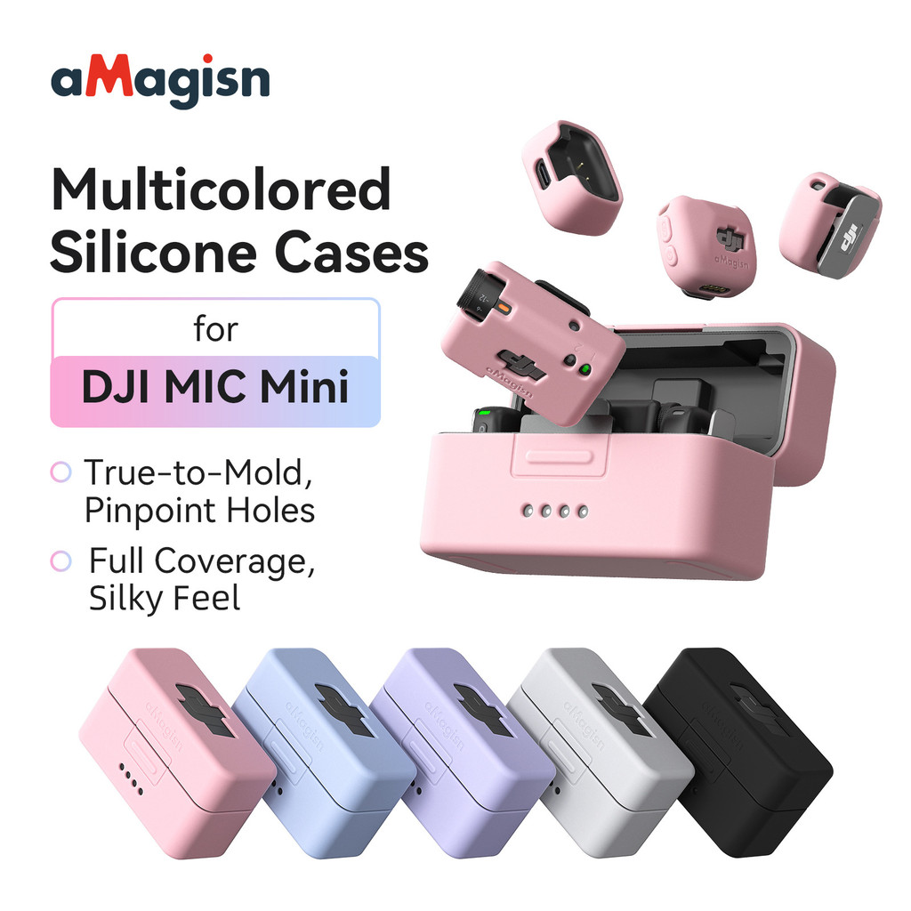 Dành Cho DJI Mic Mini Silicon Ốp Lưng Micro Sạc Cho DJI Mic Mini Phụ Kiện