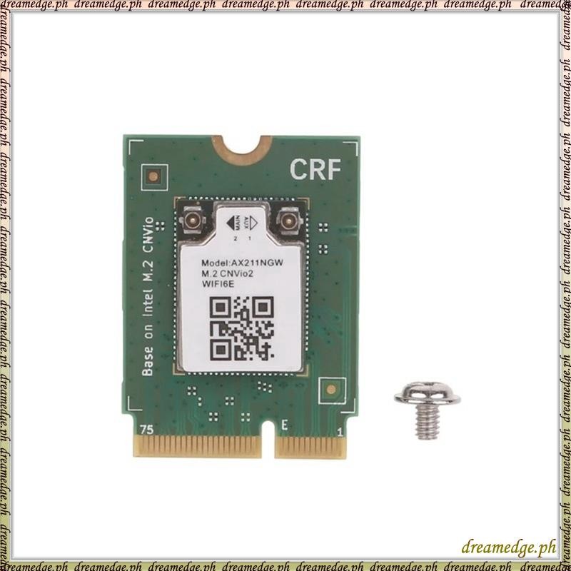 [S D K G] Thẻ AX211NGW WiFi 6E M.2 Key E CNVio2 Adapter 5.3 AX211 M.2 CNVio Wifi Thẻ Không Dây