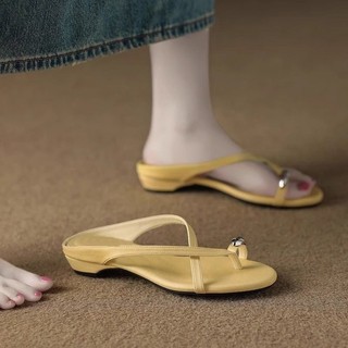 Dép xỏ ngón đầu tròn Dép xỏ ngón thời trang phù hợp cho nữ