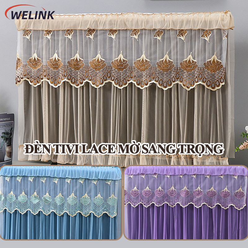 Hiện đại tấm phủ che tivi，Rèm tivi chống bụi,vải che bụi cao cấp，trang trí ti vi，decor tivi, 32 inch