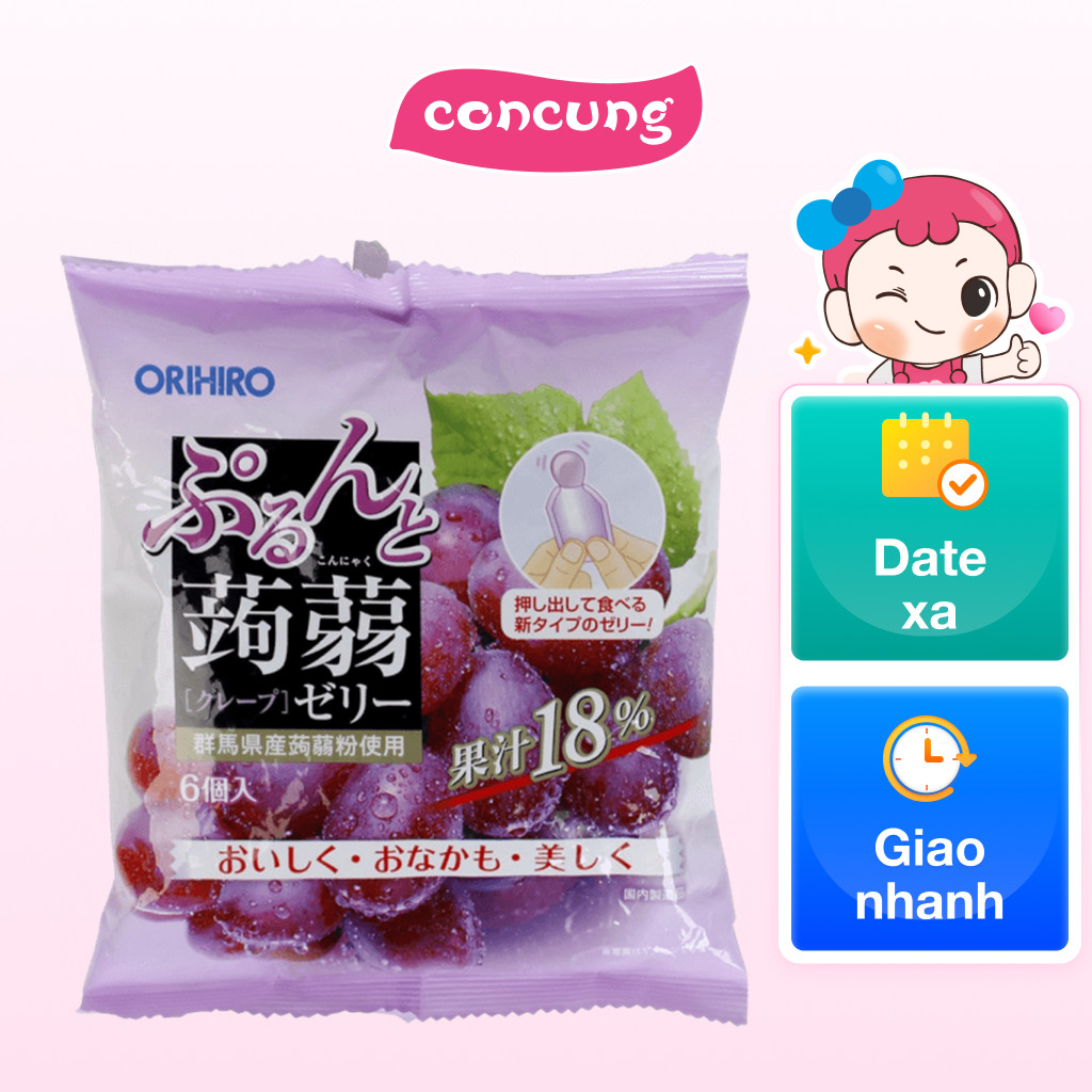 Thạch trái cây Orihiro vị nho
