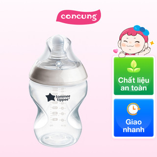 Bình sữa PP ty siêu mềm tự nhiên Tommee Tippee Natural Start 260ml, núm ty đi kèm 3-6 tháng