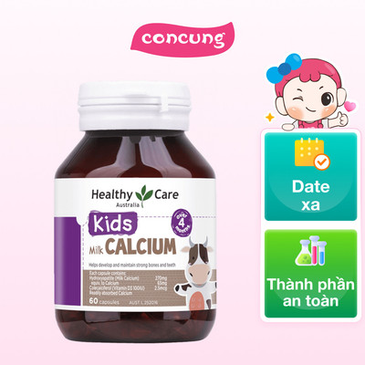 Viên uống Canxi sữa Healthy Care Kids Milk Calcium