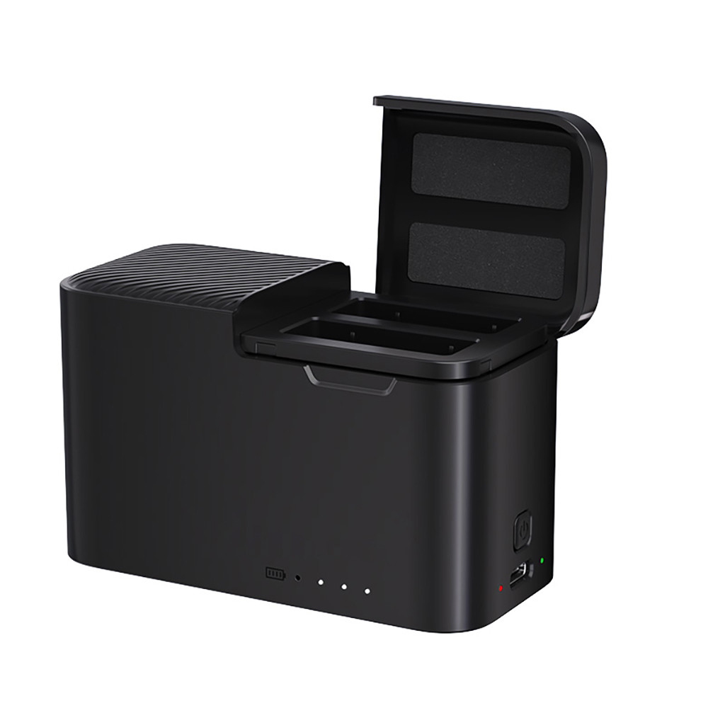 FEICHAO Dành Cho DJI Action 3 / Action 4 / Action 5pro Pin Camera Cổng Kép Trung Tâm Sạc Cho Tai Ngh