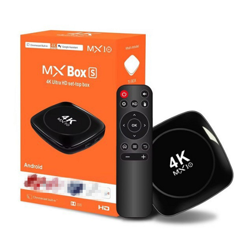 MX10 4k Set Top BOX AML905 Android 10 TV BOX 4k HD WiFi Player TV BOX