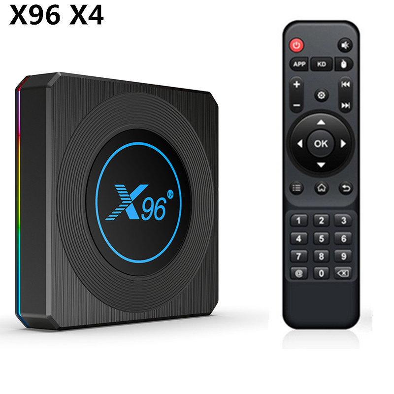 X96 X4 Set Top Box S905X4 Android 11 4G / 64G 8k Dual Band Network HD Player tvbox