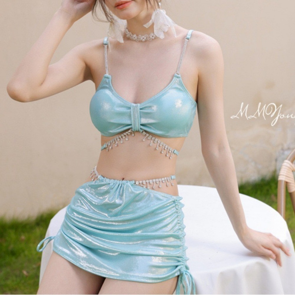 RICH-THEY Bộ Bikini Gợi Cảm Bộ Đồ Bơi Ba Mảnh Thời Trang Mới Dành Cho Bãi Biển | BigBuy360 - bigbuy360.vn