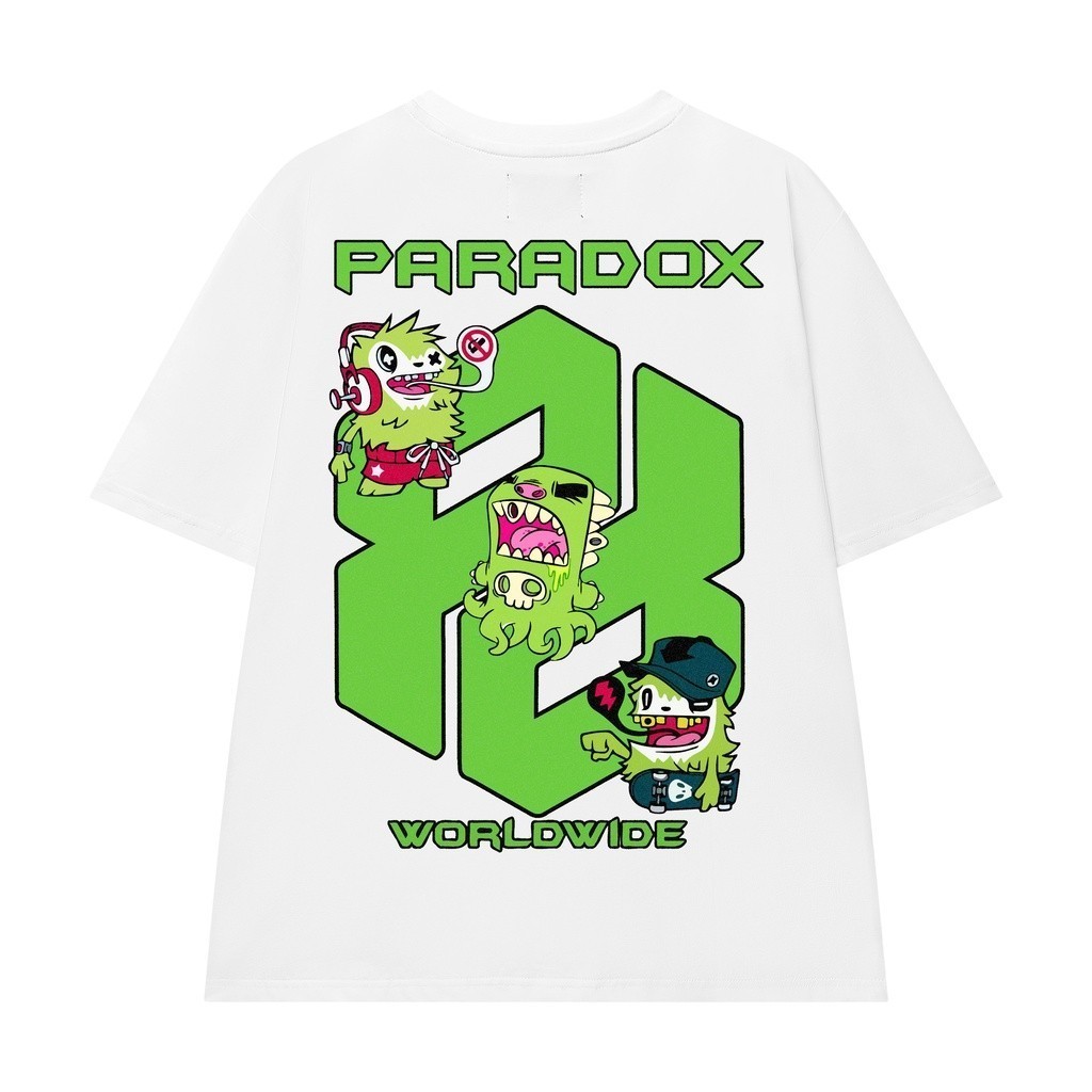 2024 PARADOX Mới HIPHOP MONSTERS TEE Áo thun ngắn tay cổ tròn in hình