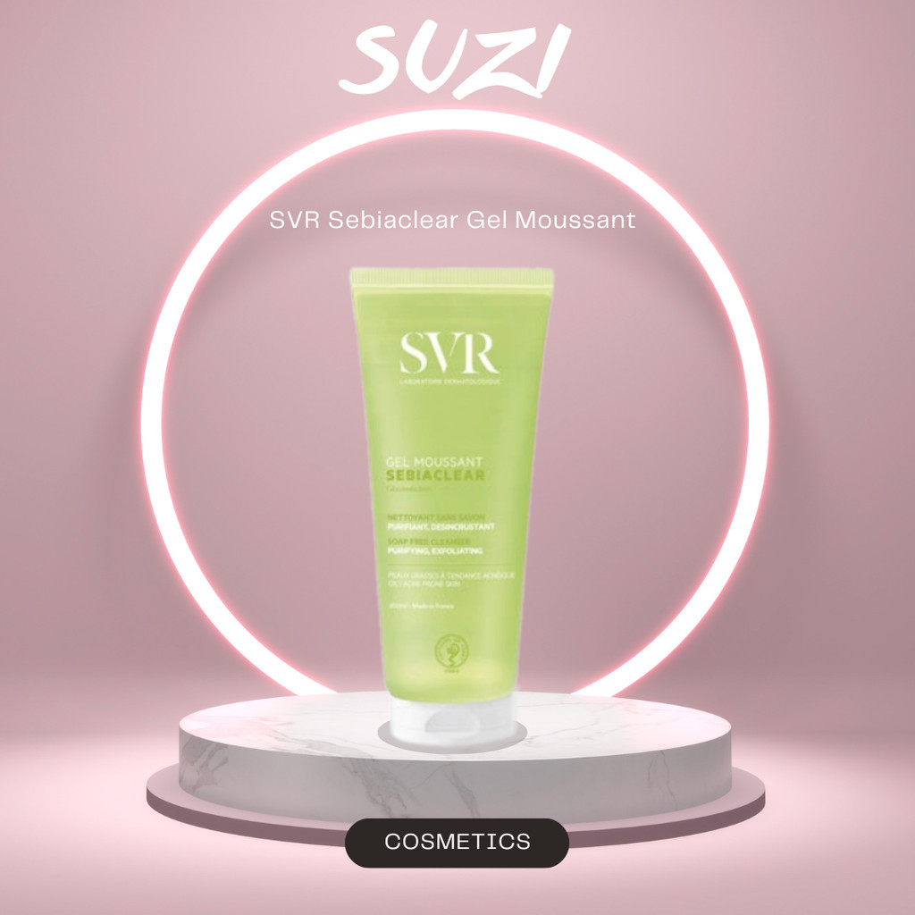 Sữa Rửa Mặt SVR Cho Da Dầu Mụn - SVR Sebiaclear Gel Moussant 200ml chính hãng từ Pháp